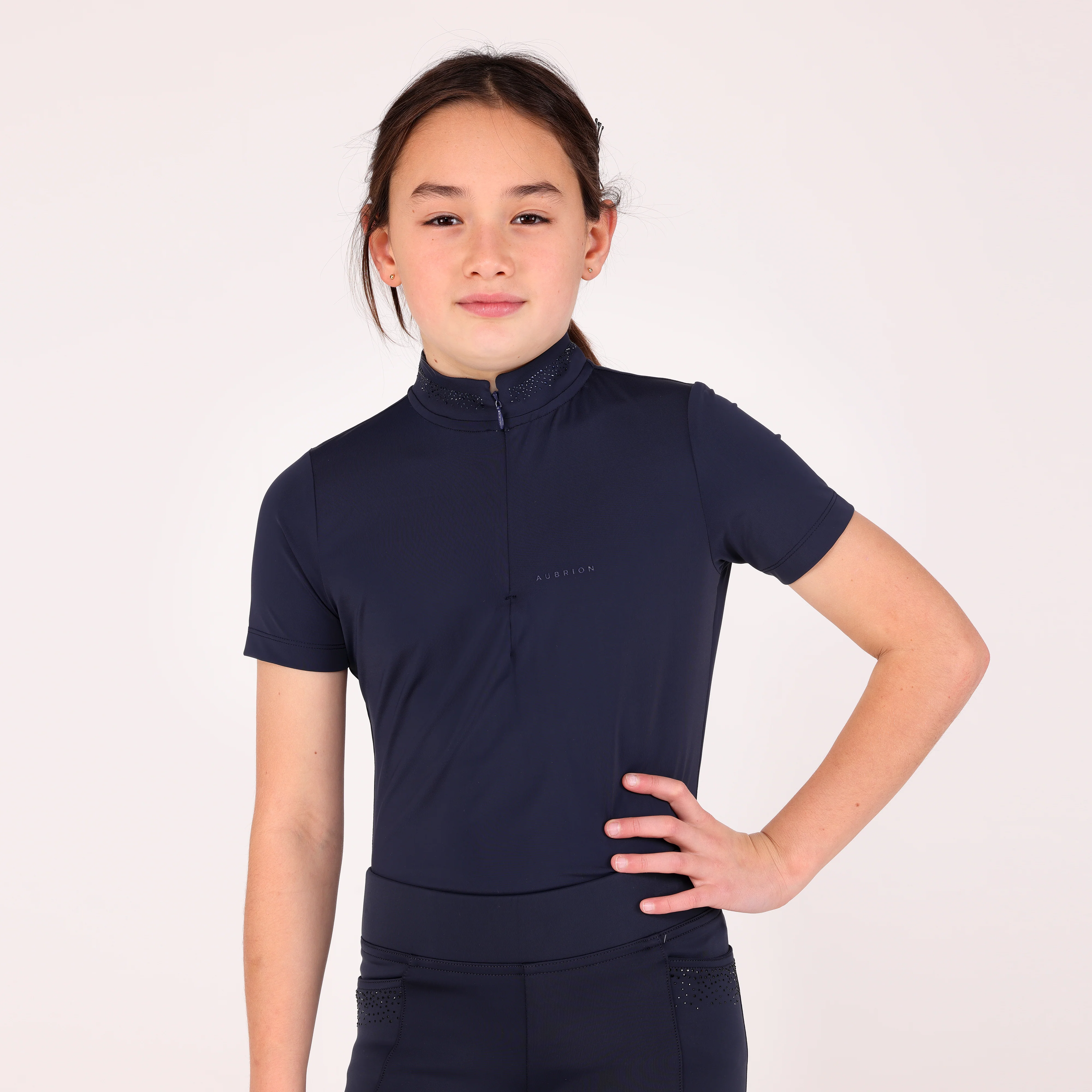 Aubrion Optima GX Show Shirt - Young Rider - Image 2