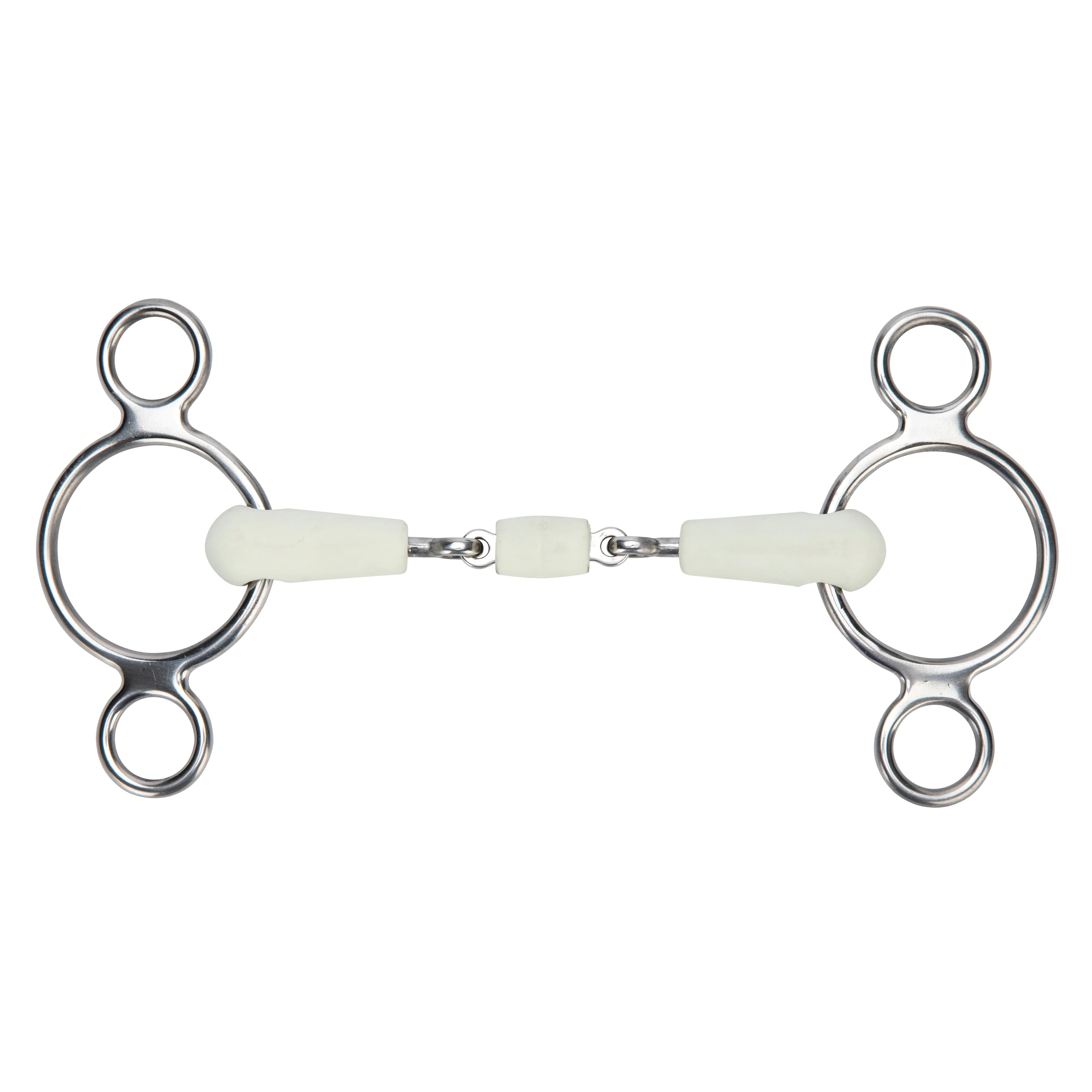 Shires EquiKind Softie Two Ring Gag Peanut Link
