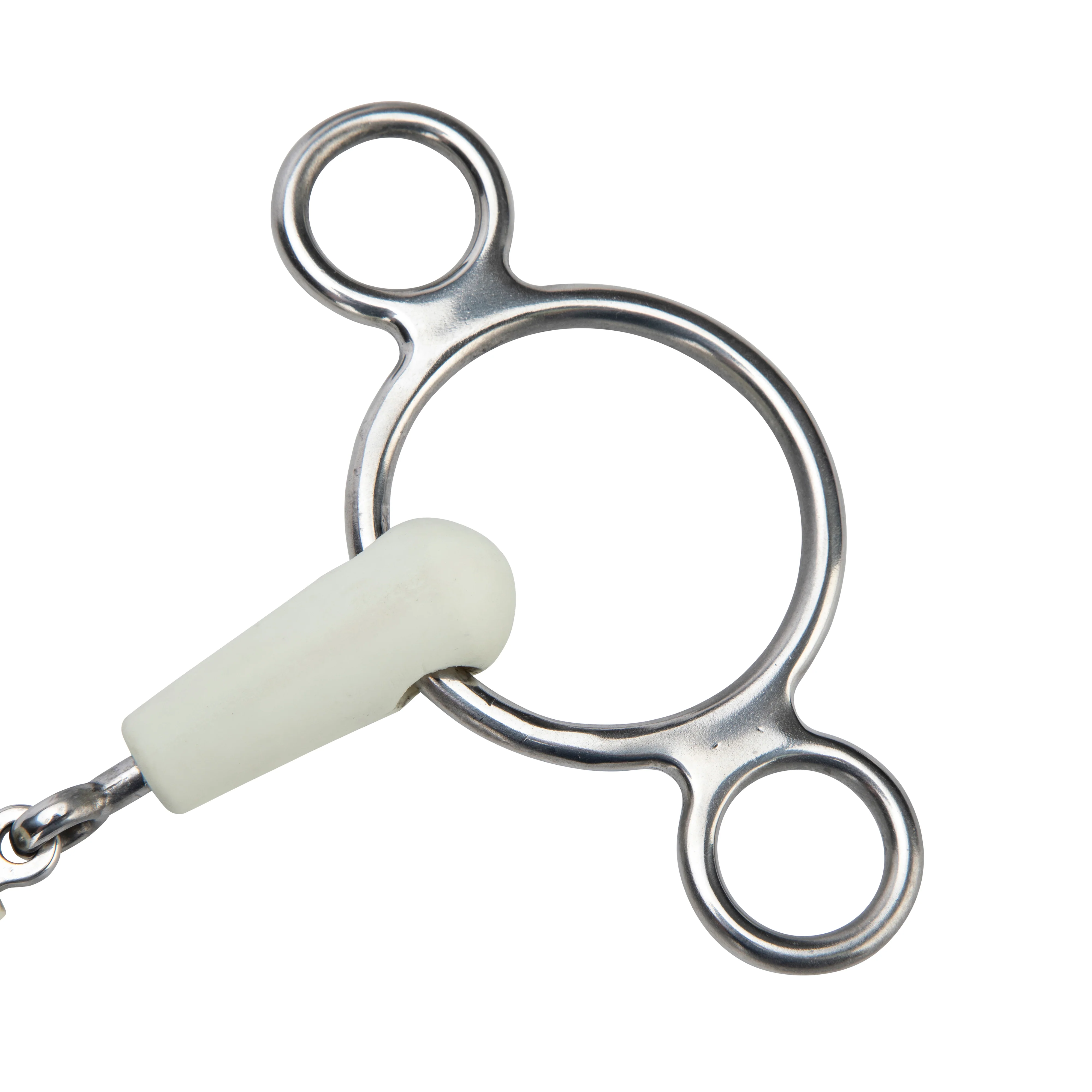 Shires EquiKind Softie Two Ring Gag Peanut Link - Image 2